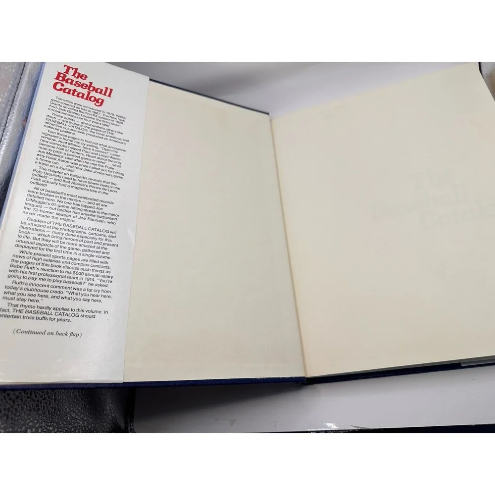 1980 The Baseball Catalog Hardcover Dan‎ Schlossberg USED